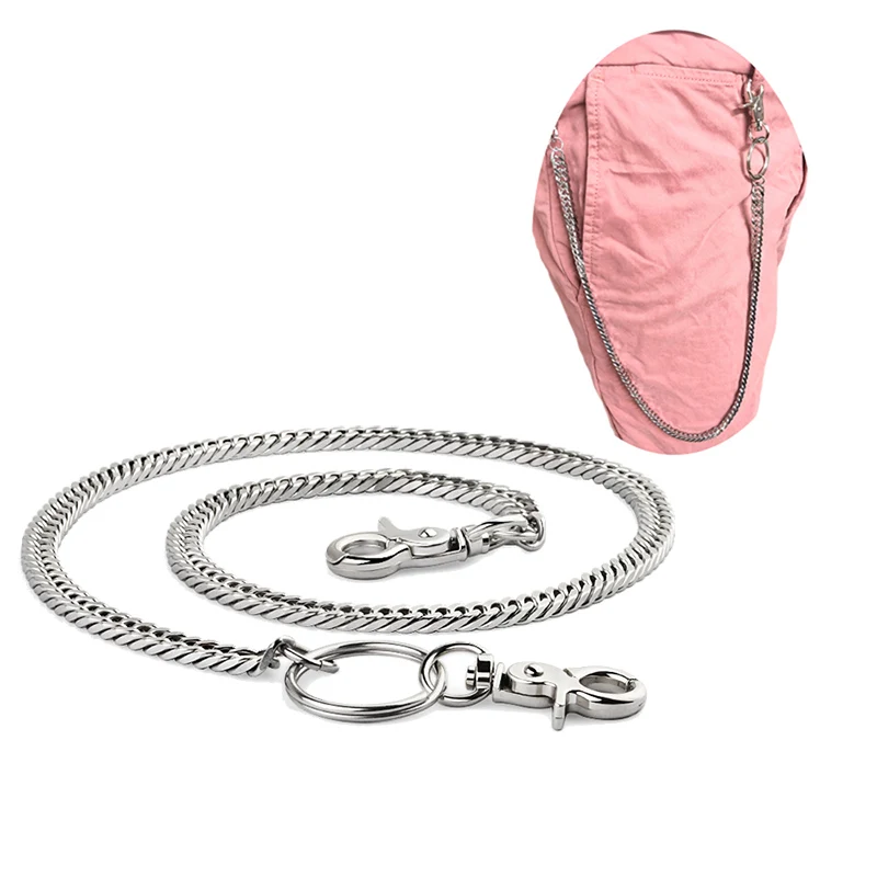 Брелок WIWI из нержавеющей стали с большим кольцом и брюками унисекс | Украшения