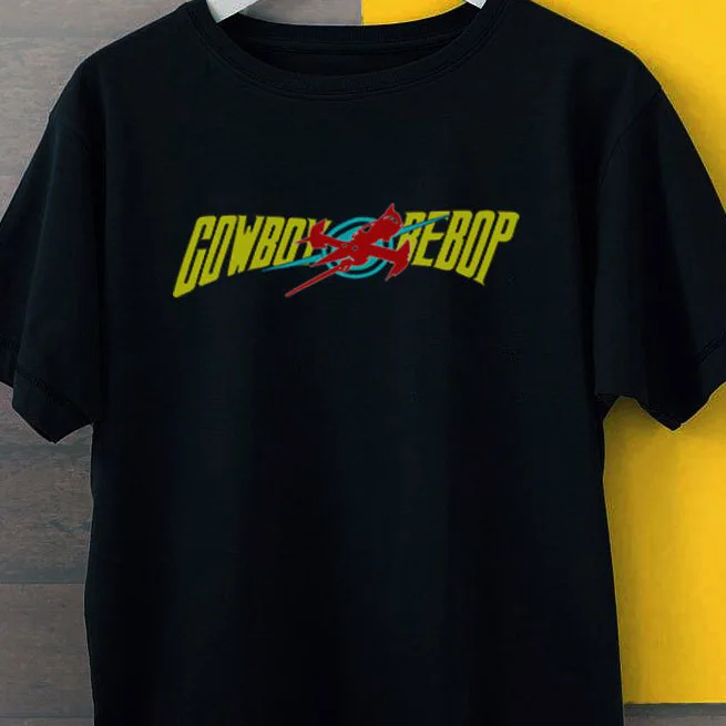 Ковбойская футболка с надписью Bebop Swordfish Ship новые черные футболки логотипом S 3Xl