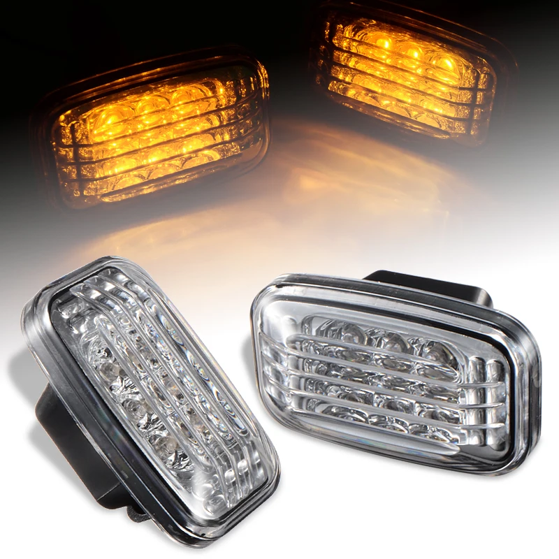 Runmade 1 пара боковых габаритных огней для автомобиля светодиодный указатели