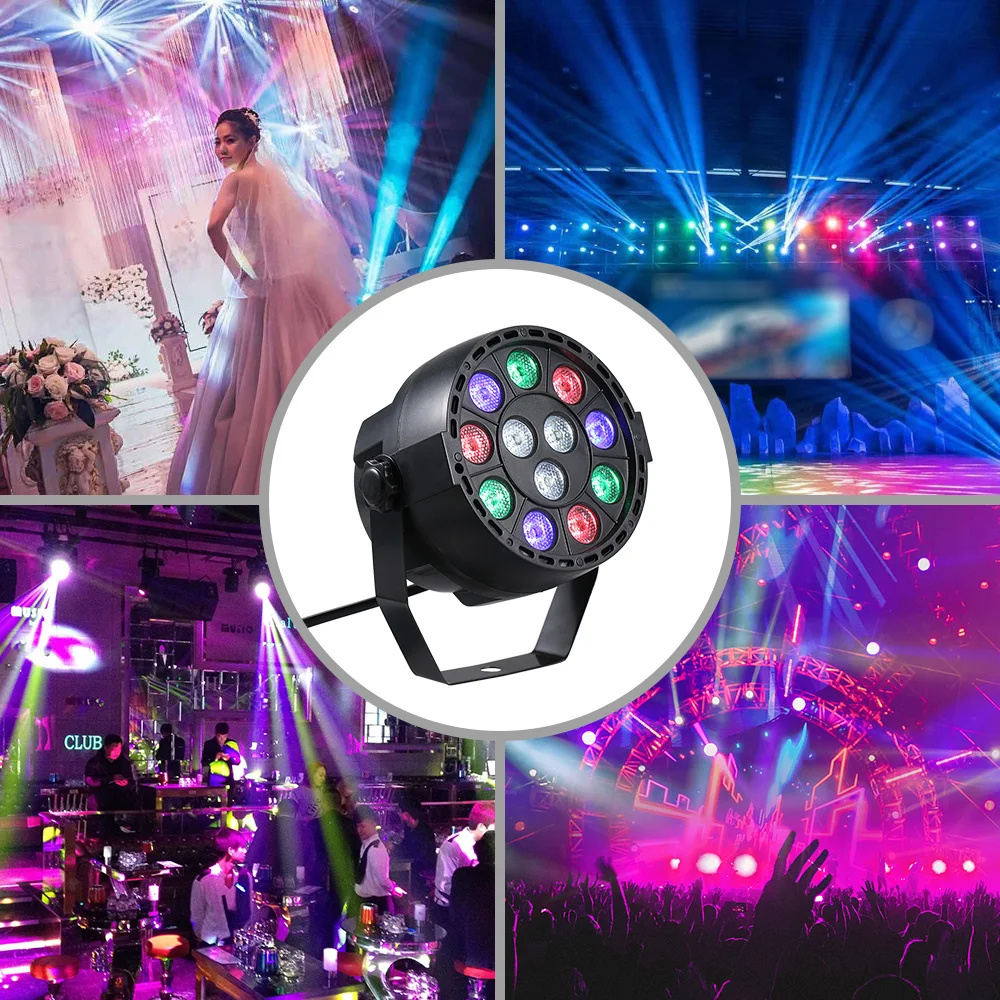 Светодиодный Par 15 Вт RGBW с DMX512 для клубной дискотеки DJ звук активированный диско