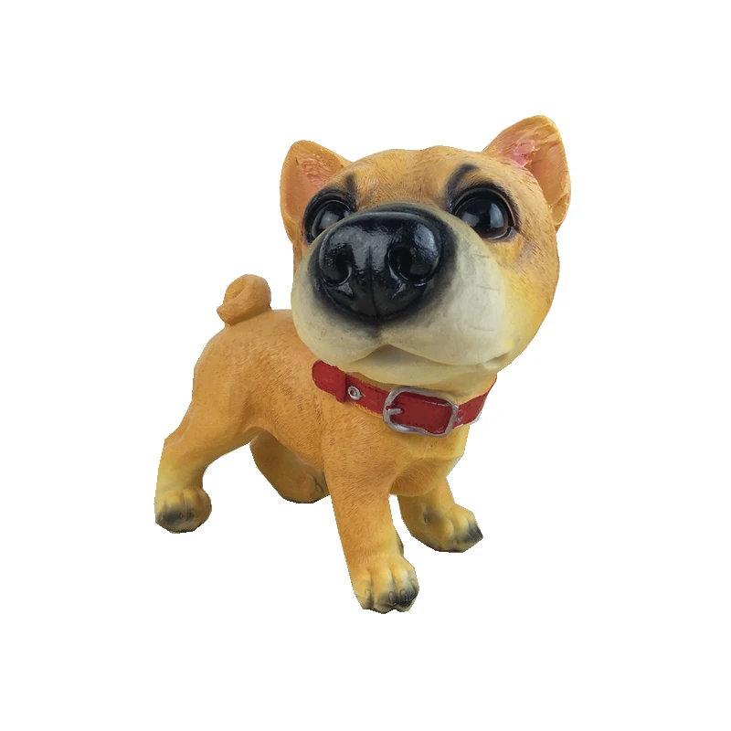 Фигурка абстрактного бульдога из смолы большая мопс собака животные домашний