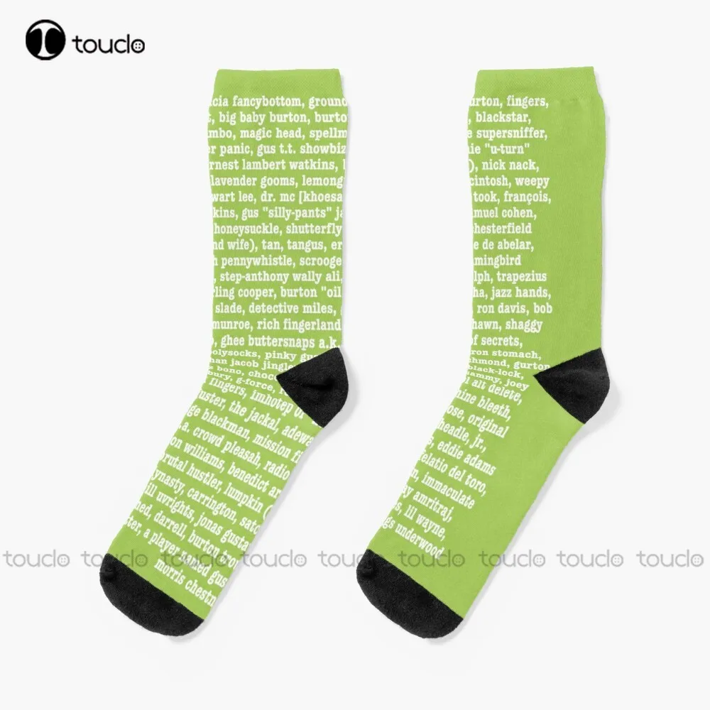 

Gus Nicknames Socks Tall Socks For Women Personalized Custom Unisex Adult Teen Youth Socks 360° Digital Print Hd High Quality