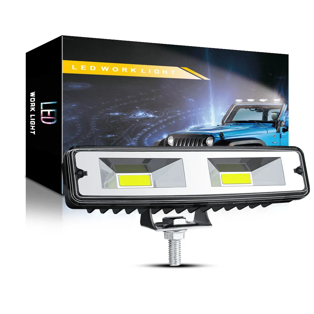 

Accessories LED Work Light Bar Car Floodlight Lamp Shockproof 12V 2LED