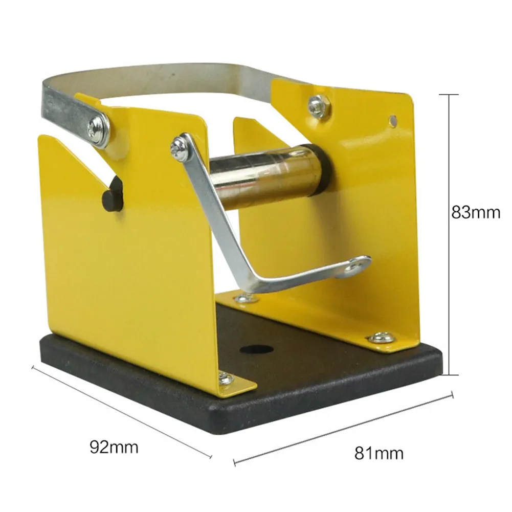 Подставка для паяльной проволоки желтая катушка управления оловом черный