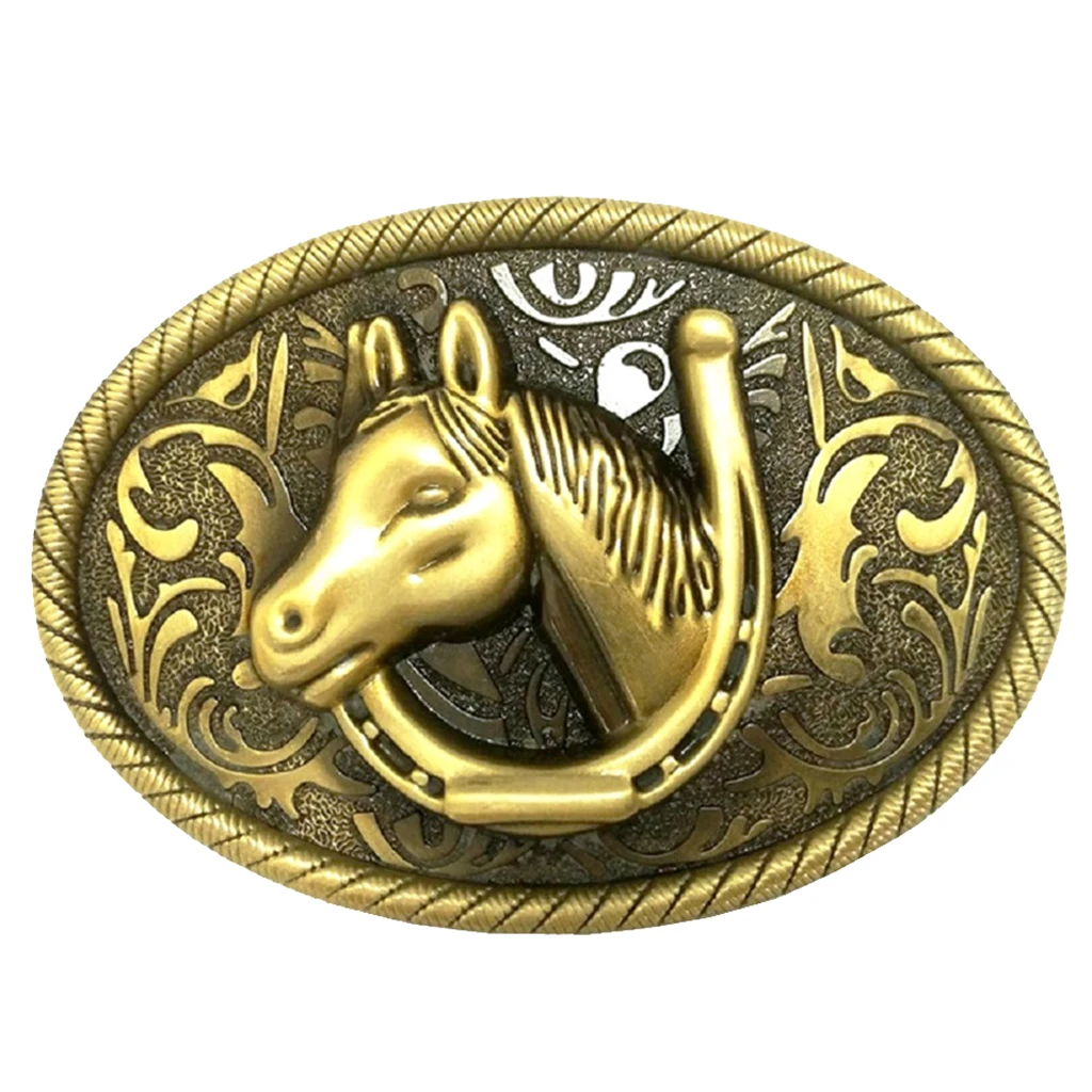 

Vintage Western Belt Buckle Arabesque Horse Cowgirl Classic Large Business