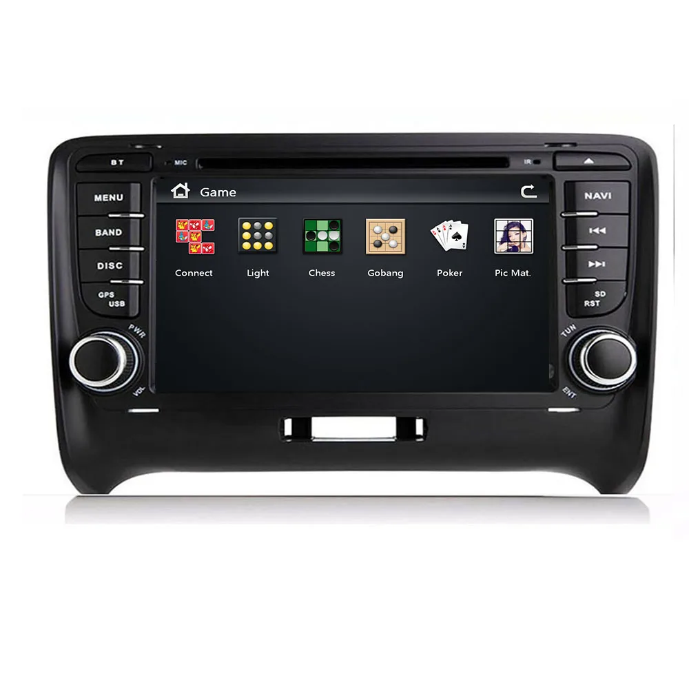 7 дюймов для AUDI TT MK2 автомобильный DVD GPS стерео плеер головное устройство 2006 2019