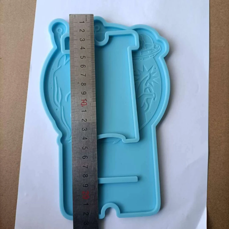 

Cool Girl Mobile Phone Stand Silicone Resin Mold Cell Phone Bracket Mold Craft 85LB