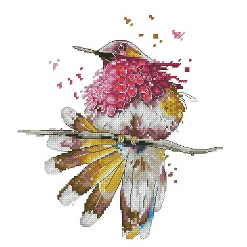 Набор для вышивания с рисунком птицы кошки мыши совы животных | Дом и сад