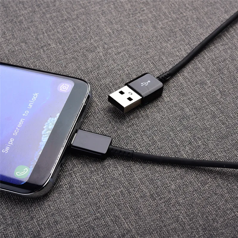Оригинальный Samsung usb 3. 0 Type C кабель 3 1 см линия быстрой зарядки даты для Galaxy S8 S9 S10 Plus