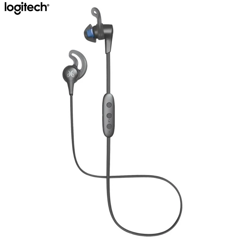 Серый Беспроводные спортивные bluetooth-наушники logitech Jaybird X4 время воспроизведения 8 часов IPX7 водонепроницаемый для спорта подходит для музыки и звонков мобильный телефон - Цвет: Серый