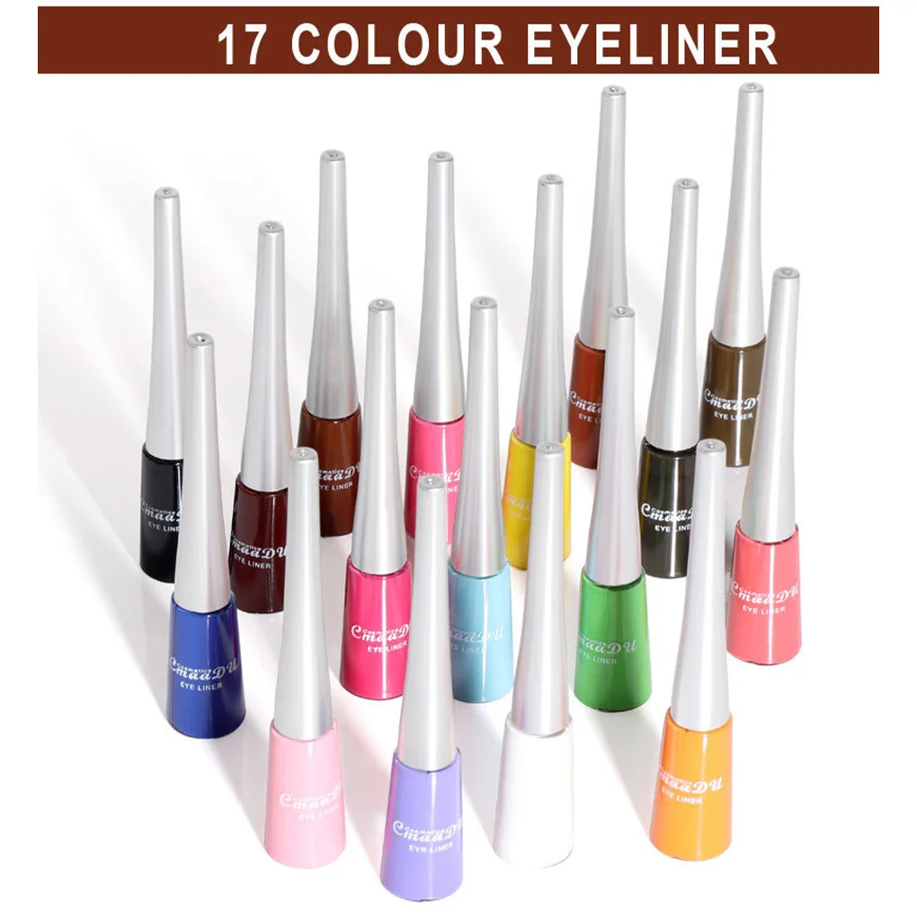 

HANDAIYAN 12 Color Matte Liquid Eyeliner Set Waterproof Eye Liner Pen Sexy Charming Long Lasting Eyes Makeup TSLM1