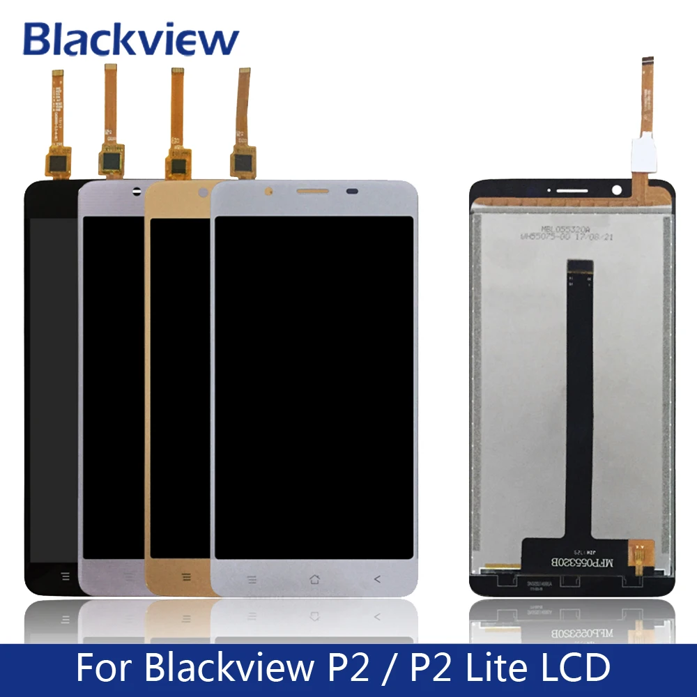 100% протестированный хорошо для Blackview P2 / Lite ЖК дисплей и кодирующий