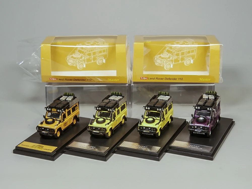 Мастер 1:64 Defender 110 с поставками для пополнения литая модель автомобиля