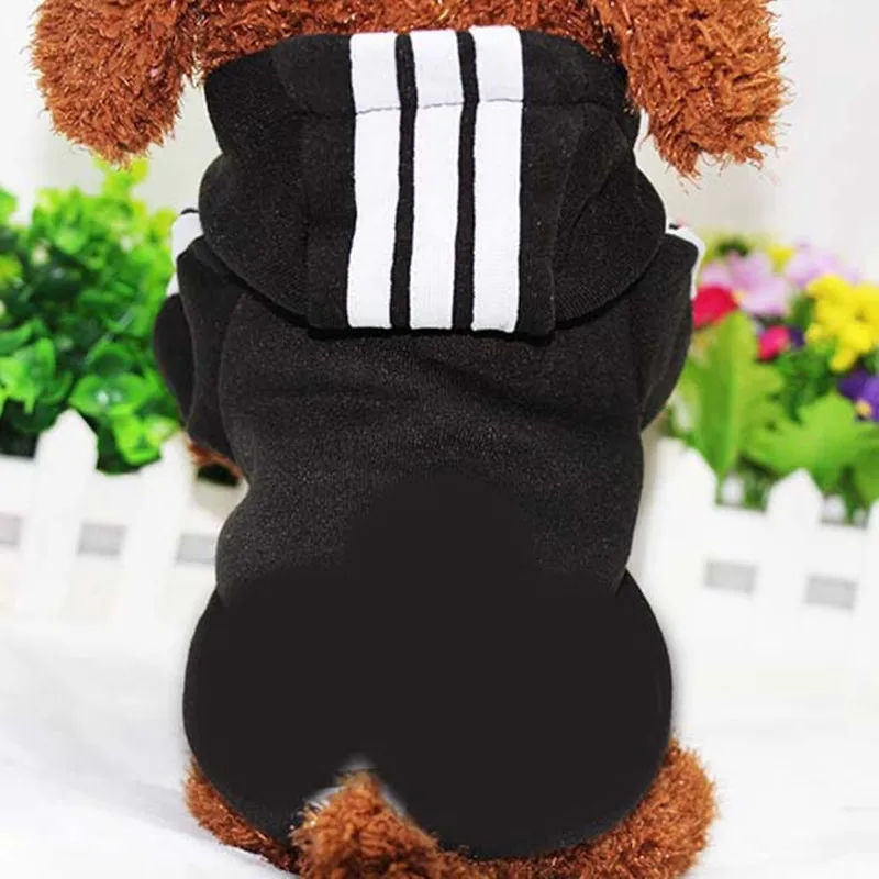 

Pet Dog Clothes Hoodies Small Medium-sized Cats and Dogs In Autumn Winter Warm and Velvet Sports Sweater Hoodies Pet Clothing