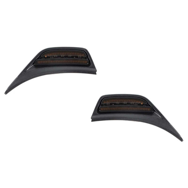 

LED Side Marker Light Front Mudguard Turn Signal Lamps Trim for Jeep Wrangler JL 2018-2020