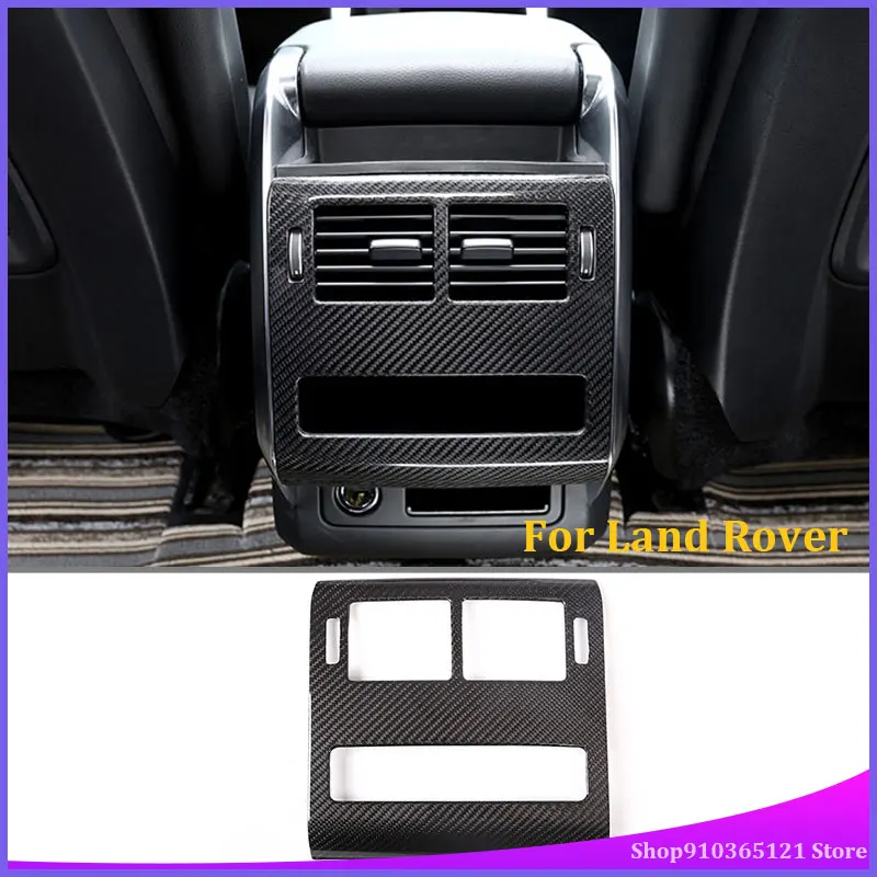 

Для Land Rover Range Rover Sport 2014-2017 задняя выхлопная панель диффузора из настоящего углеродного волокна детали для модификации интерьера автомобиля