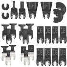 2833 шт. универсальный набор лезвий для пилы, древесина, металл, пластик, Осциллирующий многофункциональный инструмент, быстросъемные лезвия для пилы Fein Multimaster Power