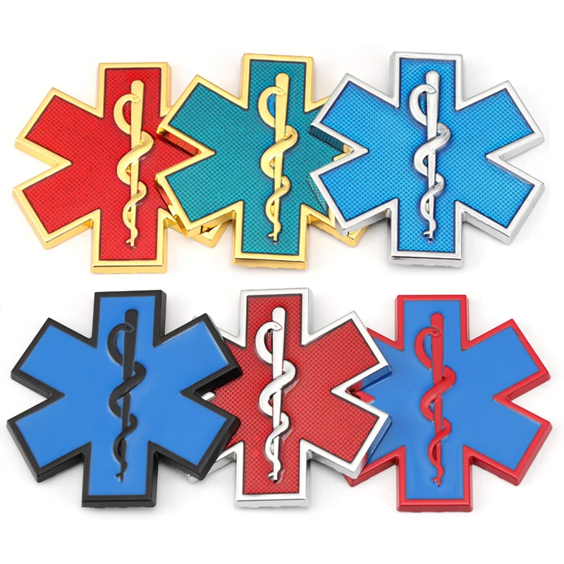 Автомобильная наклейка Star of Life эмблема значок для BMW Audi Ford Focus Honda Toyota Suzuki Skoda Nissan