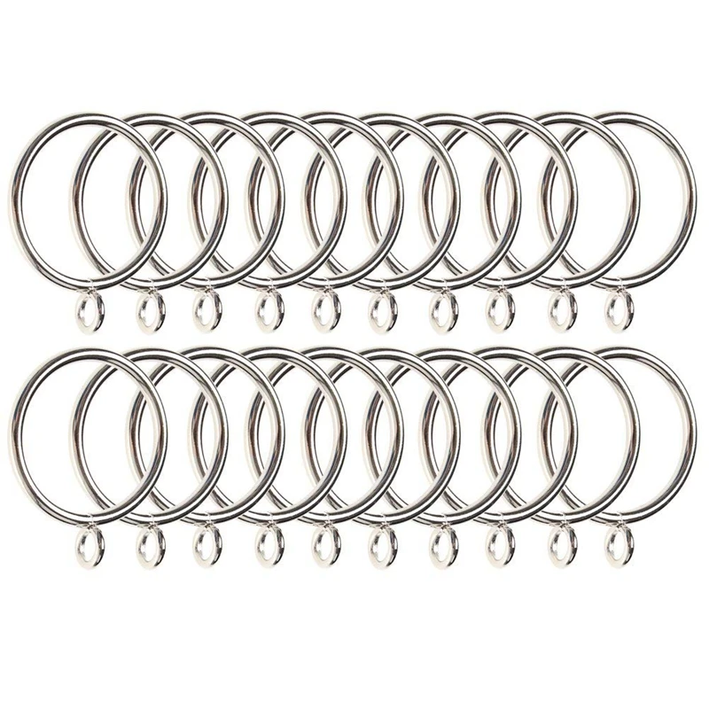 40 шт Кольца для штор 38 мм внутренний диаметр железная нержавеющая сталь кольца