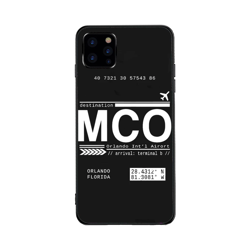 SYD Dubai International Airport Call Letters soft TPU case For iPhone11 Pro MAX 6 7 8Plus SE 5 5S 6S X XS XR back cover | Мобильные