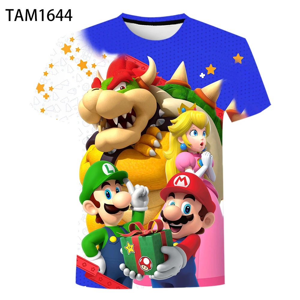 Футболка Мужская/женская с 3D принтом Марио и Луиджи | Мужская одежда