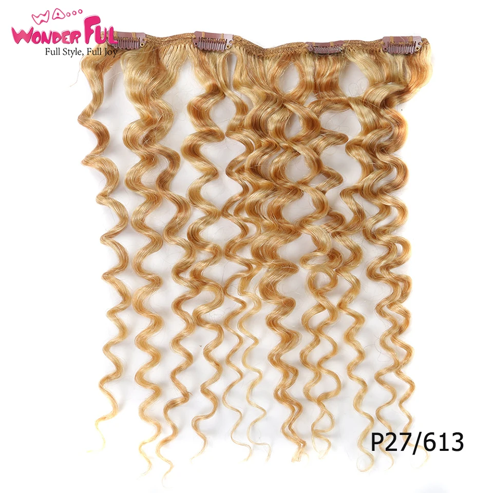 7 шт. накладные человеческие волосы 24 дюйма |