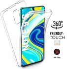 Чехол с полным покрытием 360 для Xiao mi redmi note 9s 9 Pro 8T 8 Pro 7 7A 5 6 6A xiaomi mi A3 9 Lite Note 10 Pro, Силиконовый ТПУ двойной прозрачный