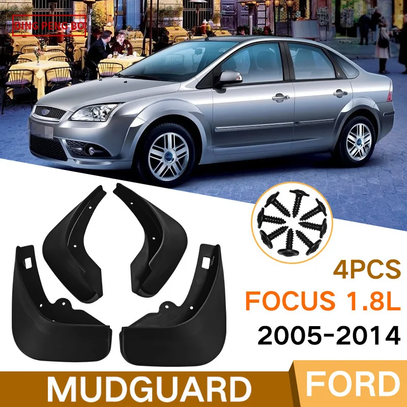 

Car Exterior Mudflaps Mud Flaps Splash Guards Mudguards For Ford Focus 2 3 MK2 MK2.5 2005-2018 Fender Dedicated Accessories