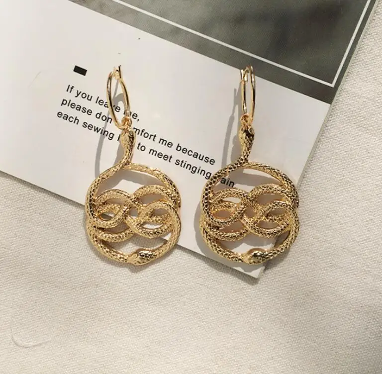 Серия сережек в виде змеи AH-84499/TRACYSGER/