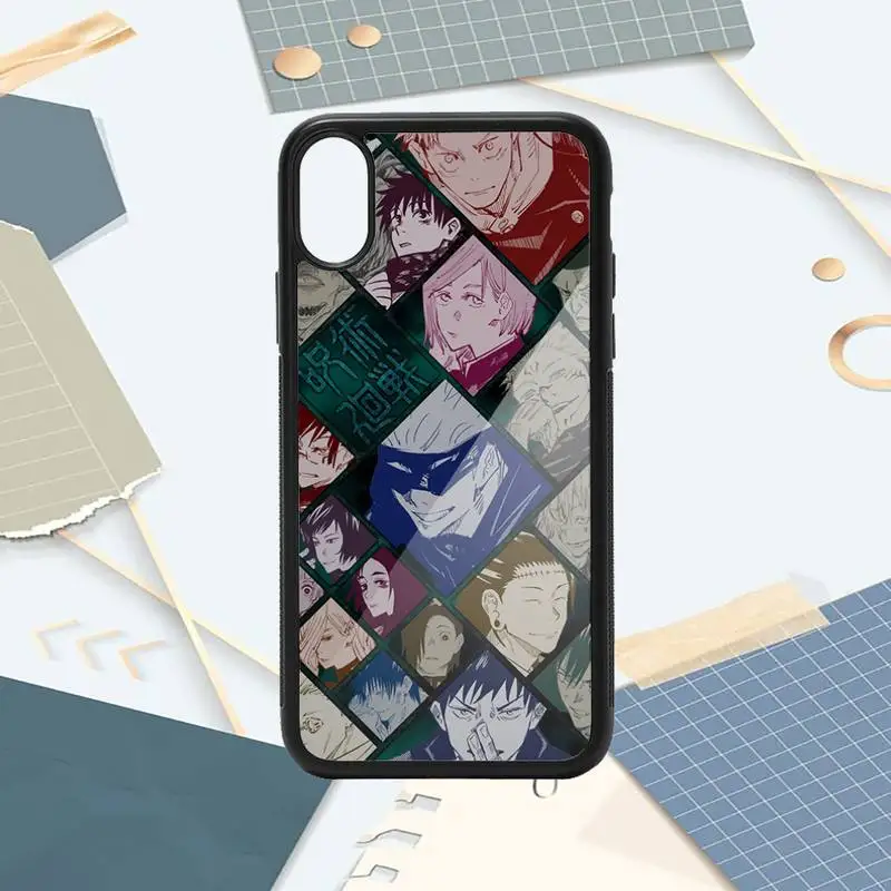 

Jujutsu Kaisen Satoru Gojo cover Phone Case PC for iPhone 11 12 pro XS MAX 8 7 6 6S Plus X 5S SE 2020 XR