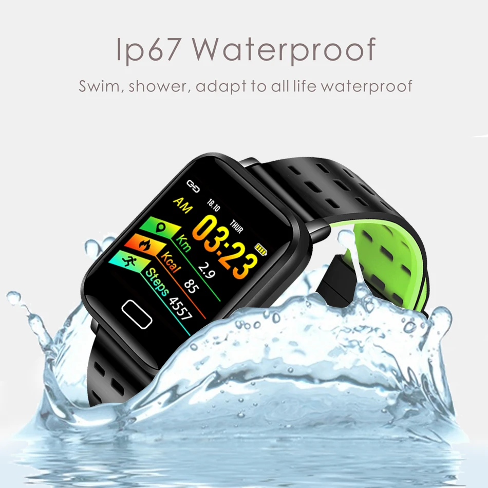 LIGE 2019 Новые смарт-часы для фитнеса мужские и женские водонепроницаемые
