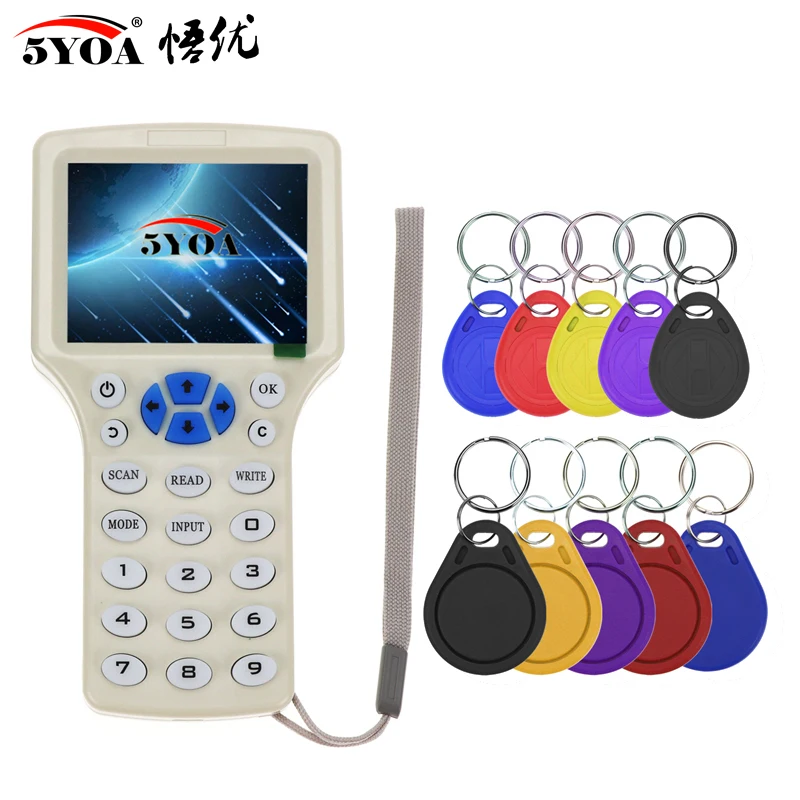 RFID Дубликатор 125 кГц 13 56 МГц NFC|m1 camera|card metercard reader door lock |