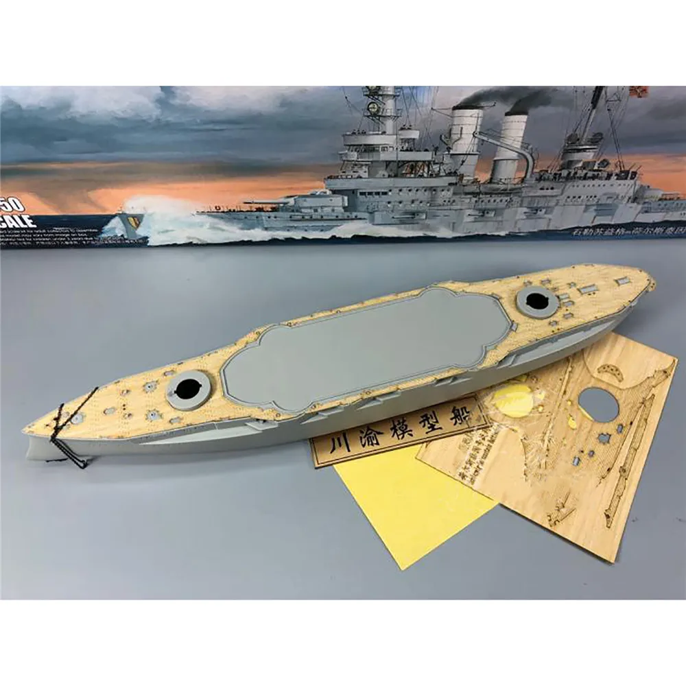 1 комплект деревянная колода для 1/350 Trumpeter 05354 Schleswig-Holstein Battleship 1935 модель DIY Деревянные палубные части