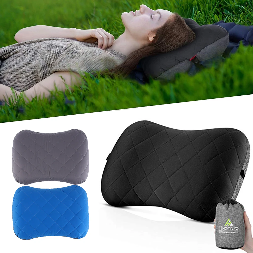 

Надувная подушка для кемпинга, воздушная подушка, сверхлегкая походная Подушка для сна, уличная компрессионная дорожная подушка для сна, по...