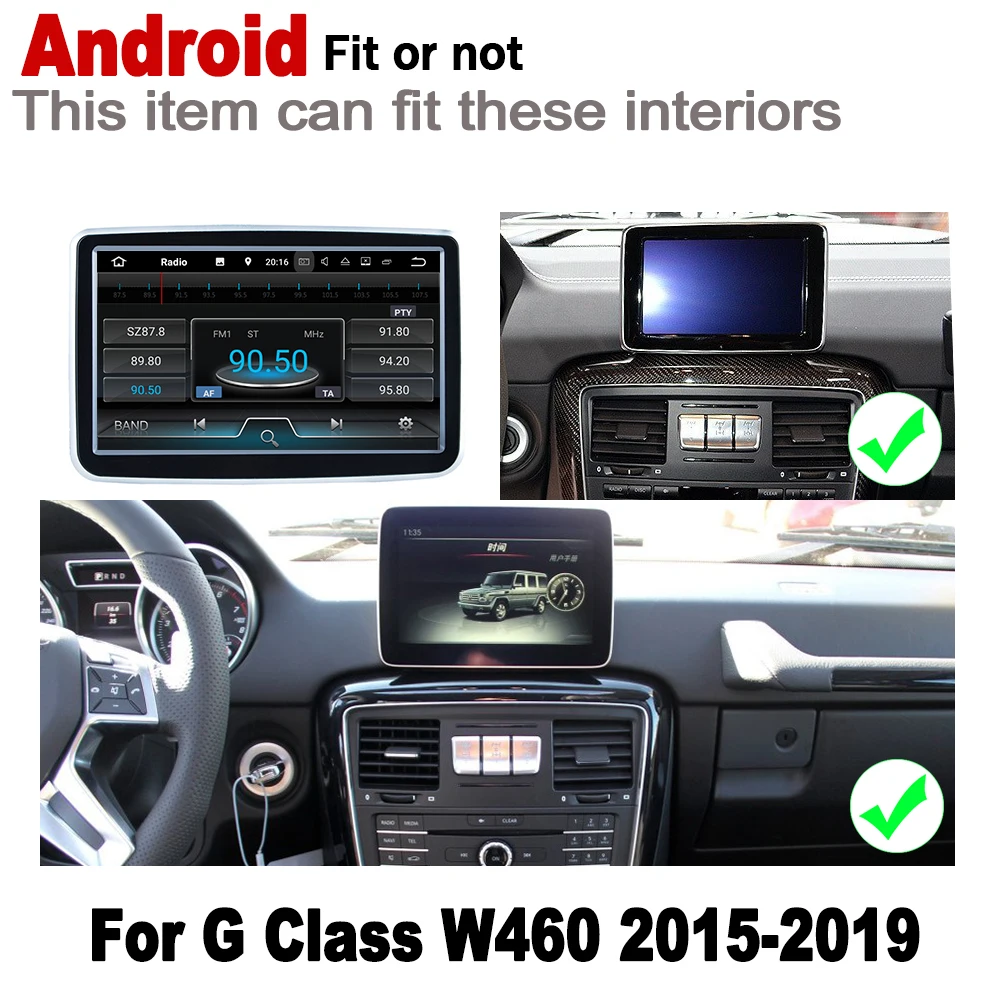 Android автомобильный Радио GPS мультимедийный плеер для Mercedes Benz G Class W460 2015 ~ 2019 NTG