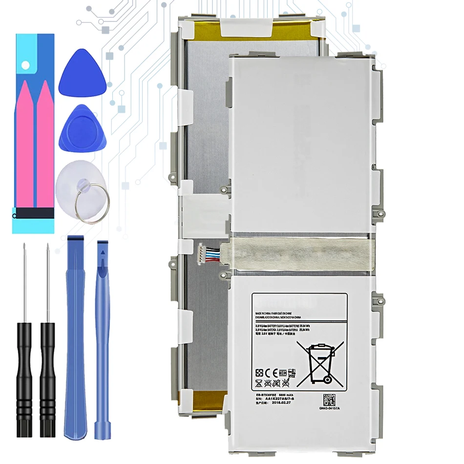 

For SAMSUNG Battery EB-BT530FBU EB-BT530FBC EB-BT530FBE For Samsung GALAXY Tab 4 Tab4 SM-T530 T531 T533 T535 T537 6800mAh