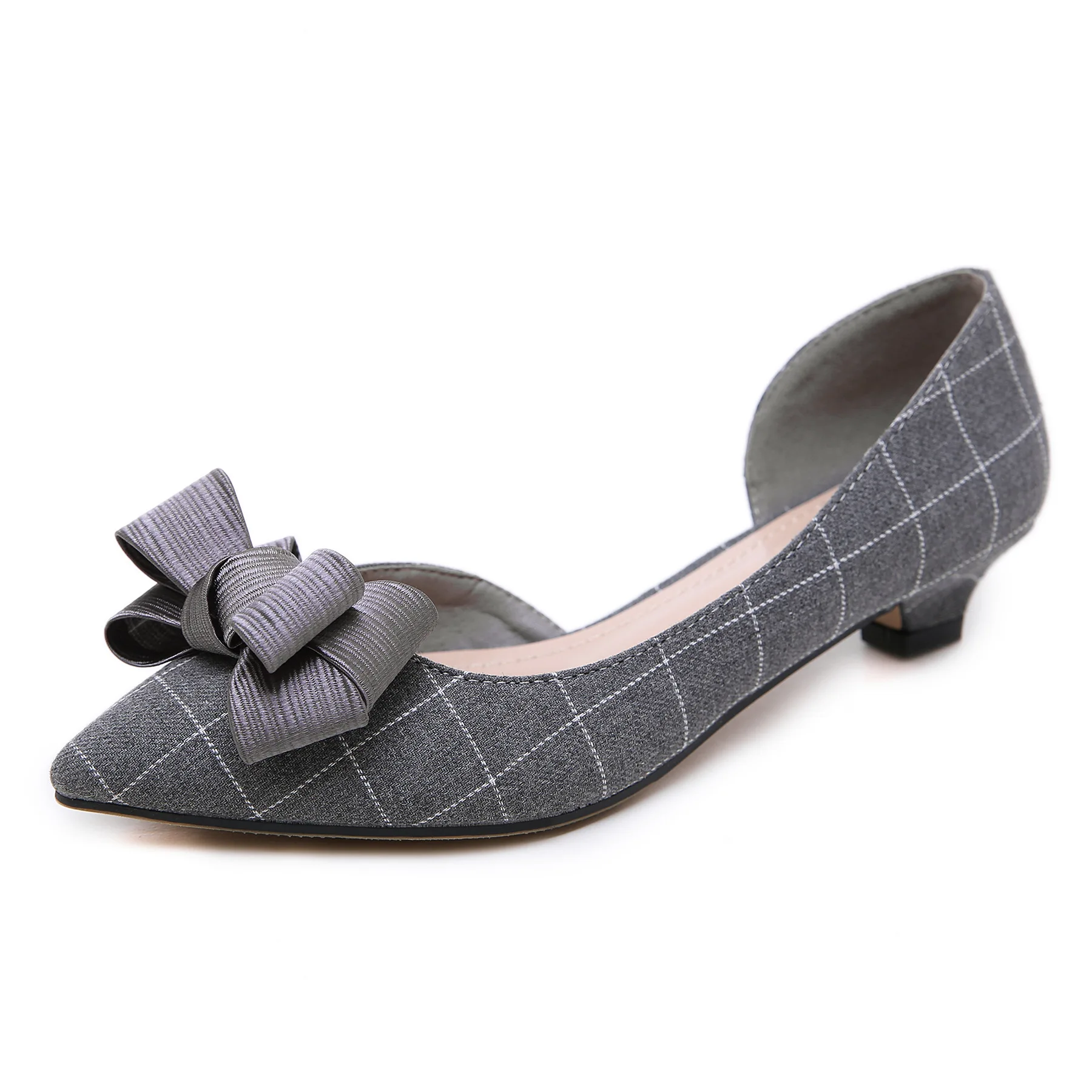 Женские туфли-лодочки с острым носком сезон весна-лето свадебные женские модные