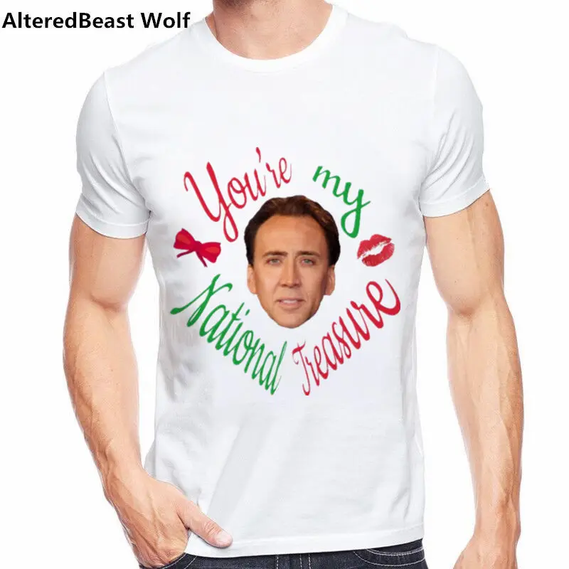 Веселая CAGEMAS Мужская забавная футболка с принтом Nicolas Cage Летняя мужская