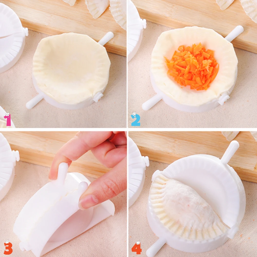 3pcs Mold Press Ravioli Dough Pastry Pie Dumpling Maker Mould Tool 3 different Size DIY Kitchen Tools | Дом и сад