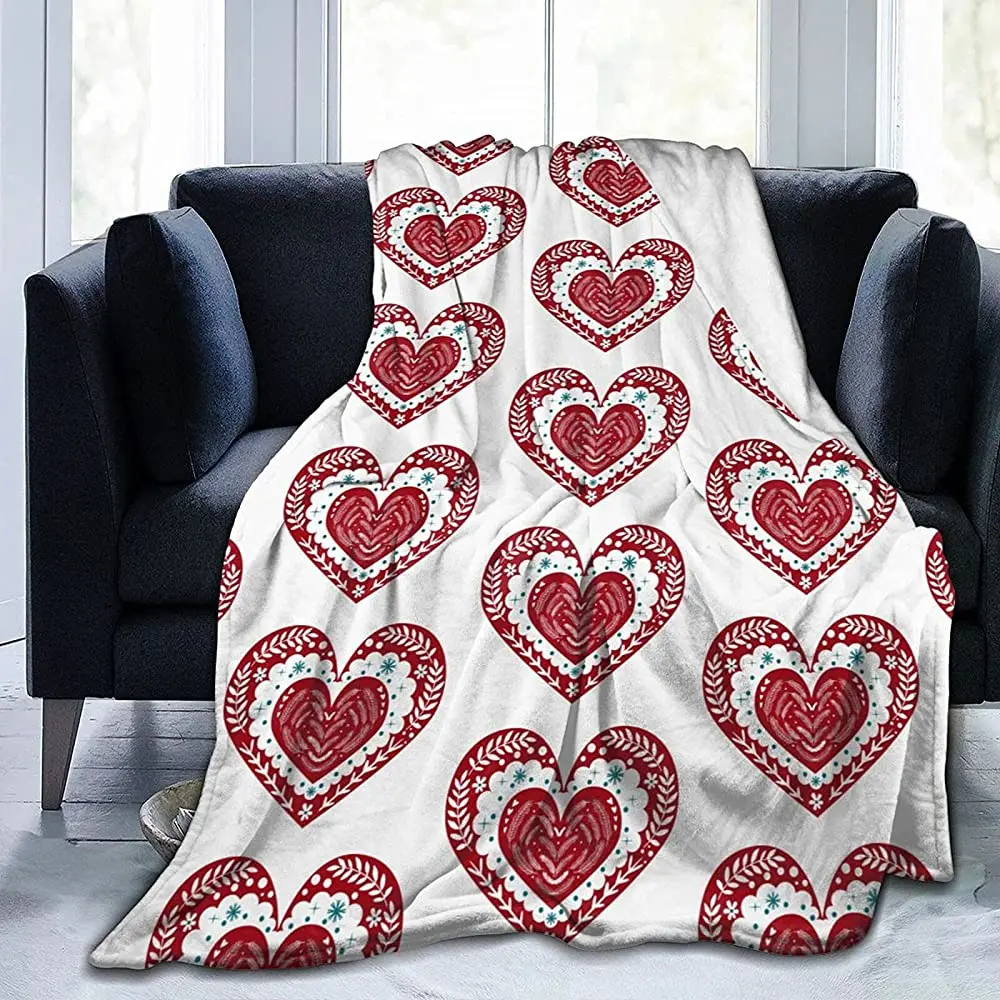 

Christmas Gnome Tree Fleece Blanket, Throw Blanket for Couch/Sofa, Winter Snow Soft Warm Bed Blankets Microfiber Blankets