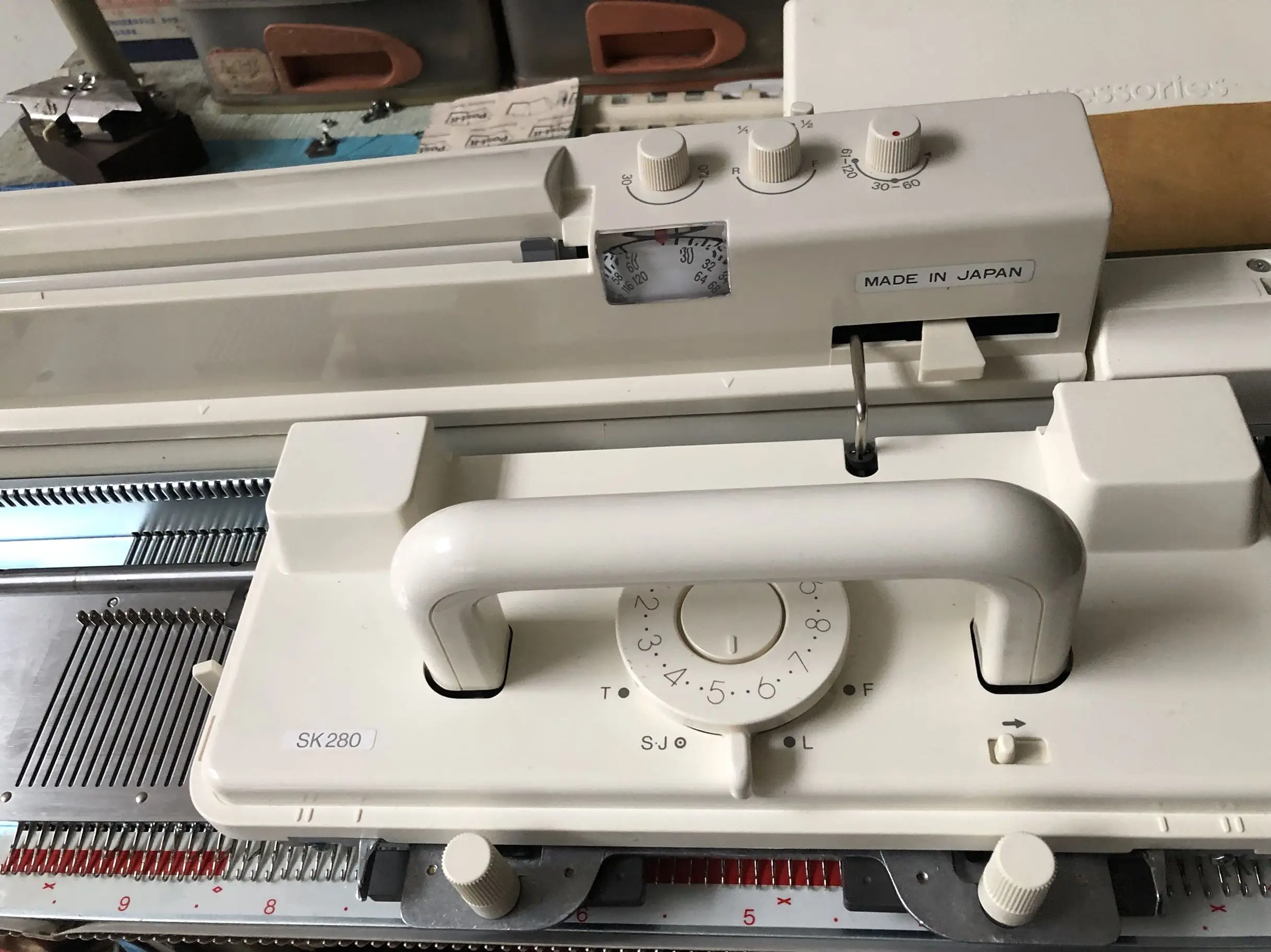 Совершенно новый Knitmaster Серебряный Рид вязальная машина часть KR7 вязать радар