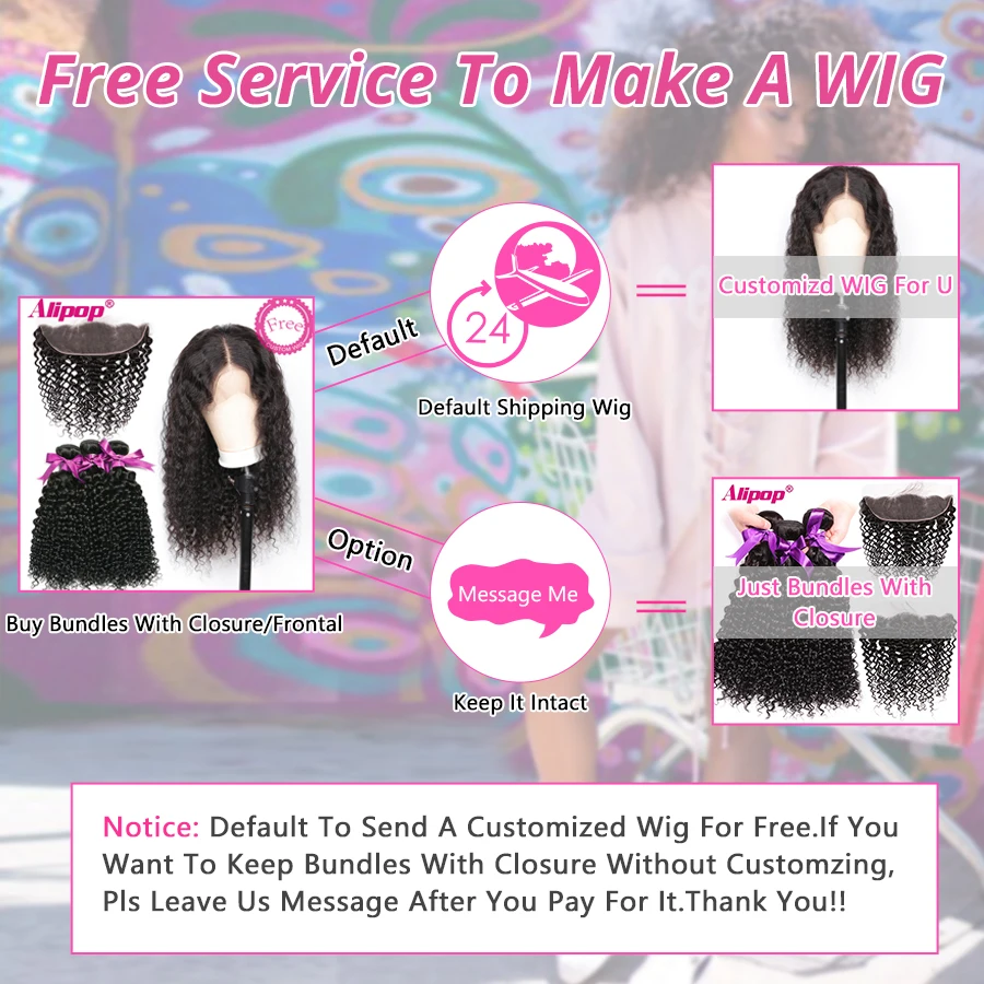 

Alipop Free Customized Body Wave Lace Frontal Human Hair Wigs By Brazilian Remy Human Hair Bundles With Frontal 4"x13"