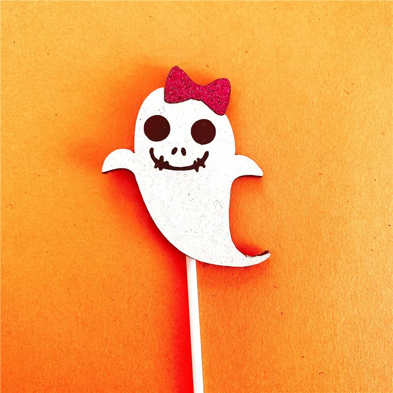 Хэллоуин вставка для торта s карты Забавное платье привидение дом с привидениями