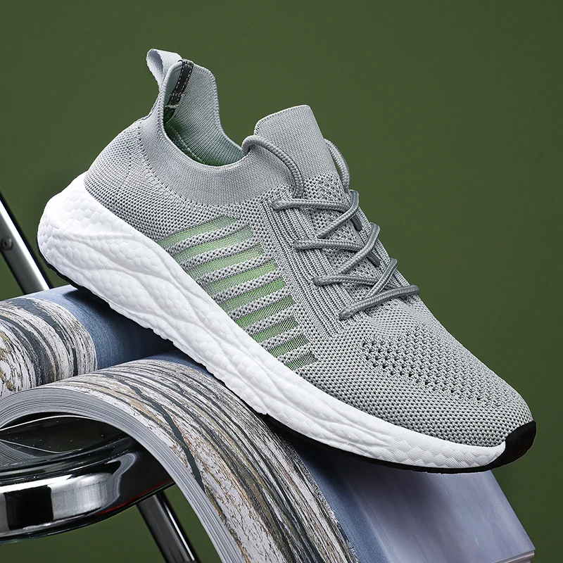 

Men Vulcanize Casual Shoes Sneakers Mens Breathable No-slip Men Male Air Mesh Lace Up Wear-resistant Shoes Tenis Masculino 36-45