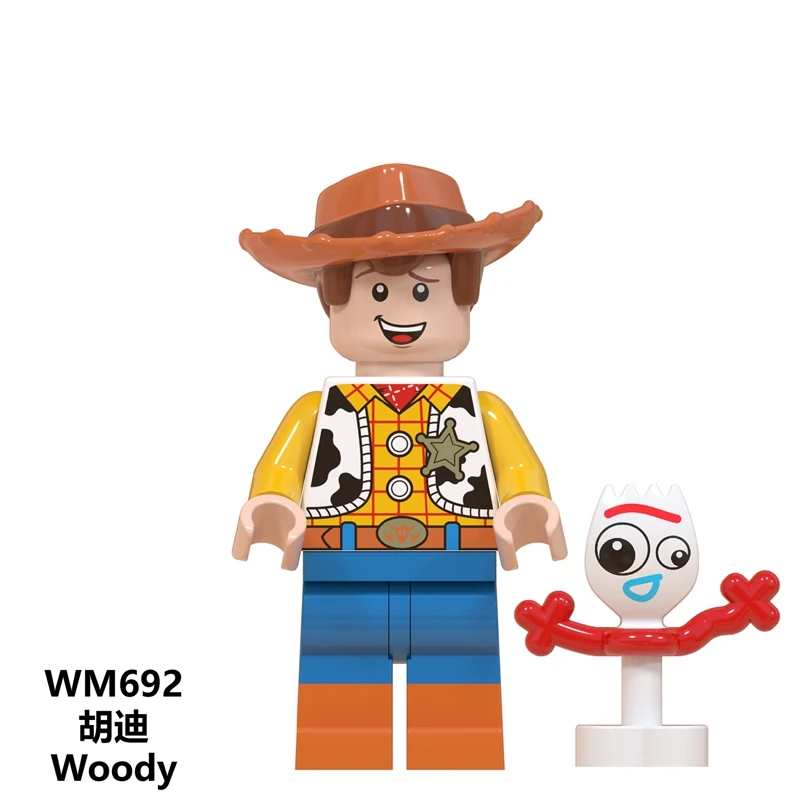 WM692 Для игрушек история Базз Лайтер Вуди Джесси инопланетяне Bulleye Hamm Rex мультфильм строительные блоки фигурки модель игрушки для Ghildren подарки - Цвет: WM692