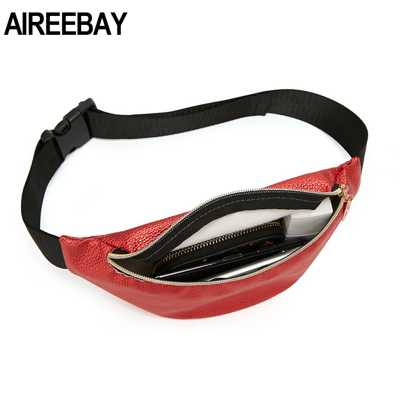 AIREEBAY Повседневная Женская поясная сумка брендовая дизайнерская в стиле ретро