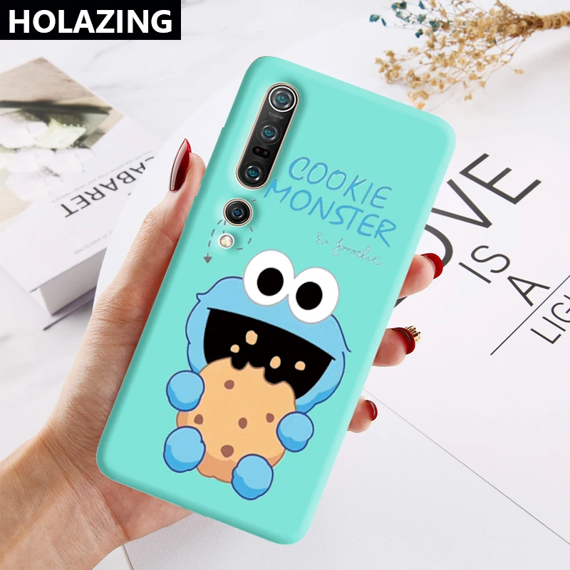 Цветной силиконовый чехол для Xiaomi Mi 10 Pro Note 9T CC9 CC9E A3 Lite POCO X2 мультяшный с