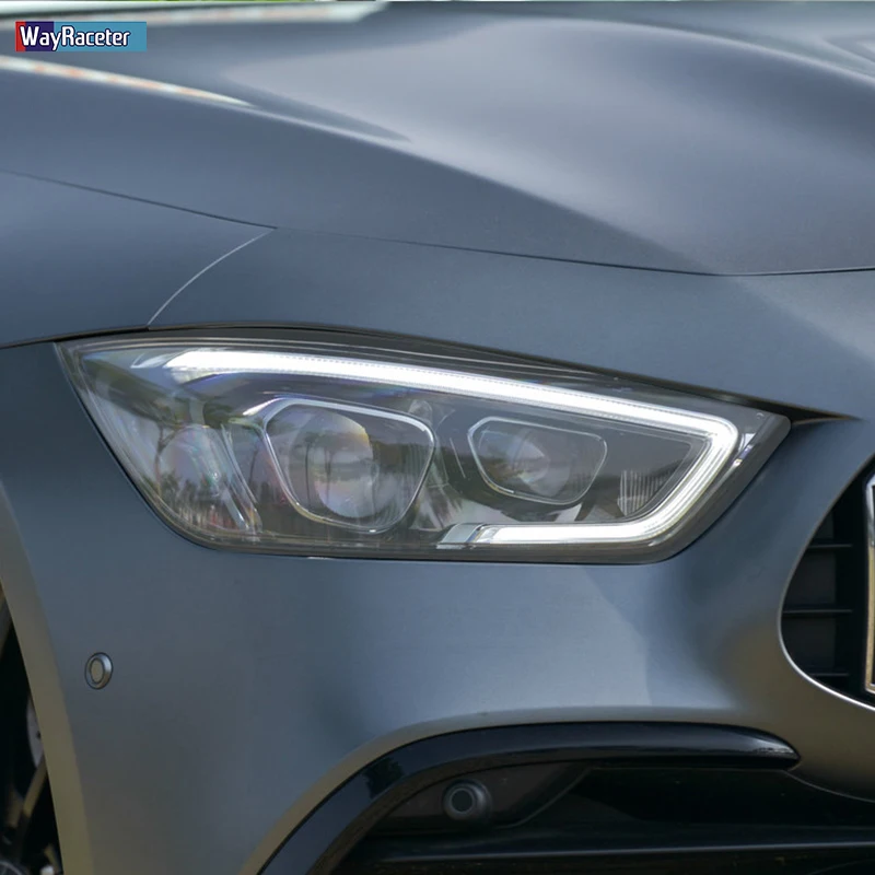 

Car Headlight Protective Film Transparent Black TPU Sticker For Mercedes Benz AMG GT 2015-Present GT63 Coupe 4-door Accessories