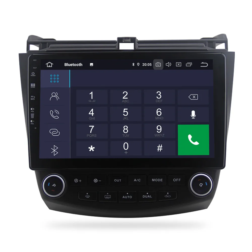 Автомобильный мультимедийный DVD плеер с GPS навигацией Android 9 0 для Honda Accord 7 2003 2007 FM Rds