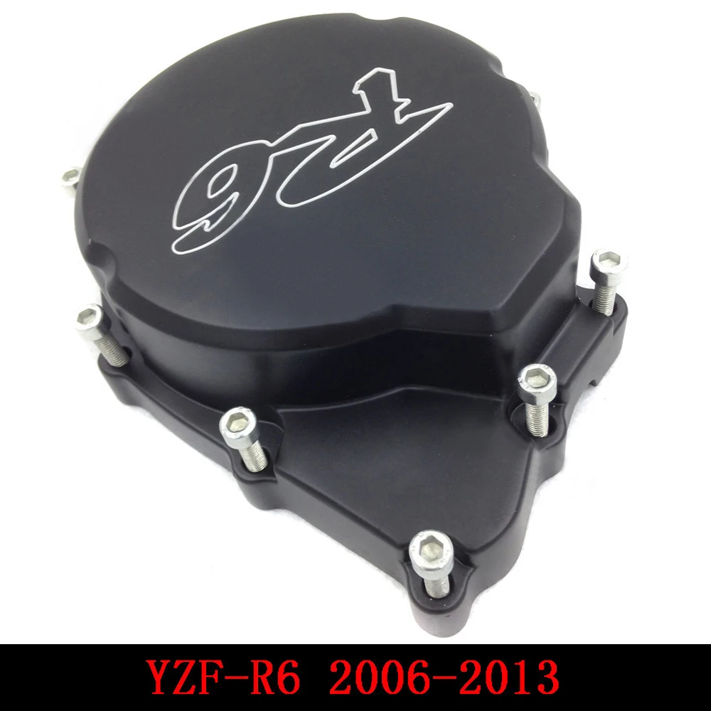 Крышка двигателя мотоцикла для Yamaha YZFR6 YZF R6 2006 2007 2008 2009 2010 2011 2012 2013 2014|stator cover|engine stator
